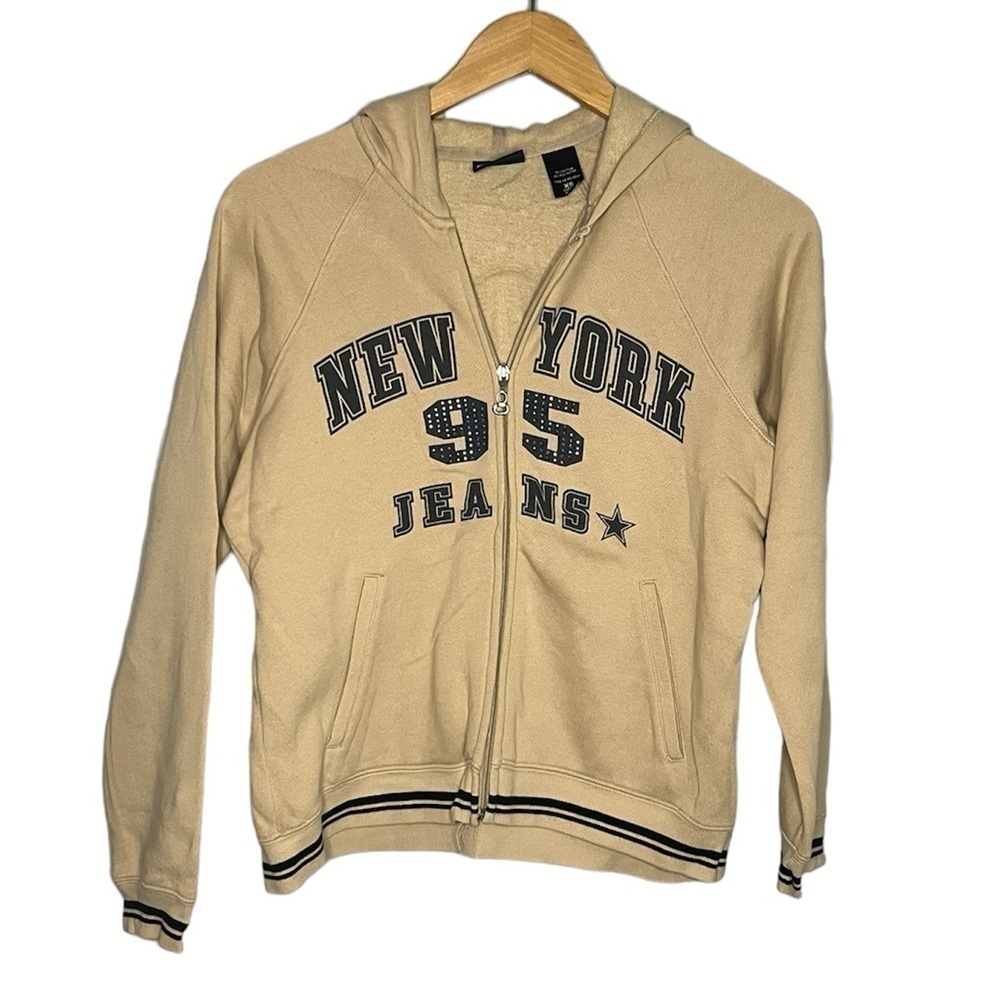 NY Jeans Y2K New York and Company Zip Up Sweatshirt XS